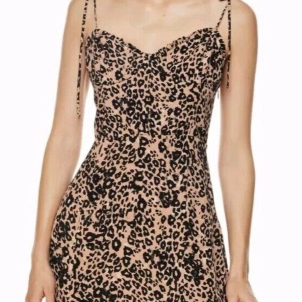 Wilfred Leopard Fable Mini Dress